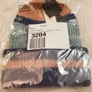 Anthropologie/ Echo Colorblocked Stripe Beanie - turquoise Anthropologie | Accessories | Anthropologie Echo  main image 3